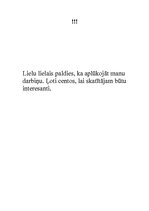 Konspekts 'Elba', 9.