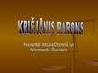Prezentācija 'Krišjānis Barons', 1.