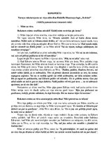 Konspekts 'Varoņu raksturojums un viņu attiecības Rūdolfa Blaumaņa lugā "Indrāni"', 1.