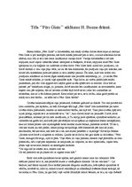 Eseja 'Pēra Ginta tēla atklāsme H.Ibsena drāmā', 1.