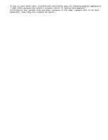 Eseja 'Beautiful Body', 2.