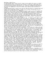 Eseja 'What Makes a Good Citizen', 1.