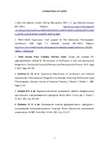 Referāts 'Levofloksacīna kvalitātes kontrole', 7.