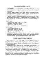 Konspekts 'Mikroorganismu raksturojums un iedalījums. Mikroskops', 3.