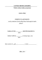 Referāts 'Jurists un advokāts', 1.