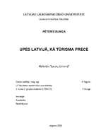 Referāts 'Upes Latvijā kā tūrisma prece', 1.