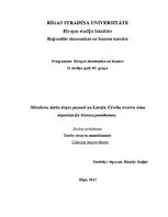 Konspekts 'Mūsdienu darba tirgus pasaulē un Latvijā', 1.