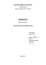 Referāts 'Līzings kā banku kreditēšanas veids', 1.