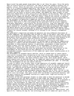 Eseja 'Commercial Space Travel', 1.