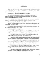 Eseja 'Audzināšana', 1.