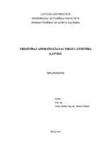 Diplomdarbs 'Nedzīvības apdrošināšanas tirgus attīstība Latvijā', 1.