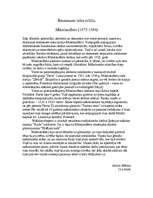 Eseja 'Mikelandželo', 1.