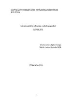 Konspekts 'Intrahospitālās infekcijas radiologa praksē', 1.
