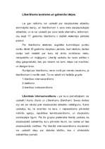 Konspekts 'Liberālisma izcelsme un galvenās idejas', 1.