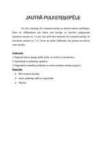 Konspekts 'Orientēšanās plaknē, telpā un laikā. Apmācība vecākā pirmsskolas vecuma bērniem', 25.