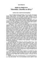 Konspekts 'E.H.Eriksons "Identitāte: Jaunība un Krīze"', 1.