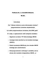 Konspekts 'Informācijas sistēmas nodošanas ekspluatācijā plāns', 4.