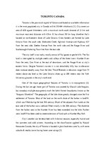 Referāts 'The Analysis of Tourism Industry in Toronto', 2.