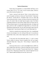 Referāts 'The Analysis of Tourism Industry in Toronto', 4.