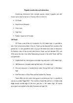 Referāts 'The Analysis of Tourism Industry in Toronto', 7.