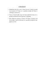 Referāts 'The Analysis of Tourism Industry in Toronto', 13.