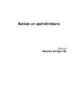 Referāts 'Bankas un apdrošināšana', 1.