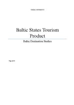 Referāts 'Tourism Product of Baltic States', 1.