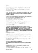 Diplomdarbs 'The Opportunities for Emerging Music Markets in the Changing Global Market Place', 68.