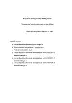 Eseja 'Likumdevēja un izpildvaras kompetences sadale', 1.