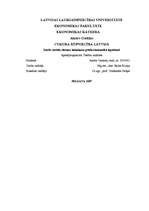 Diplomdarbs 'Cukura rūpniecība Latvijā', 1.