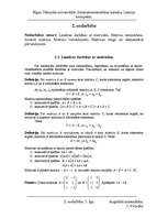 Konspekts 'Lineāras darbības ar matricām. Matricas reizināšana. Inversā matrica. Matricu vi', 1.