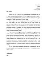 Eseja 'Informal Letter', 1.