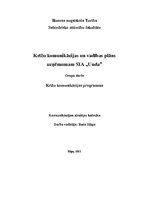 Konspekts 'Krīžu komunikācijas un vadības plāns', 1.