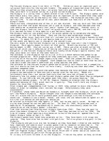 Eseja 'History of the Olympics', 1.