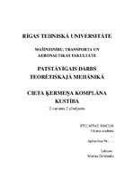 Paraugs 'Ptstāvīgais darbs teorētiskajā mehānikā', 2.