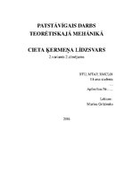 Paraugs 'Ptstāvīgais darbs teorētiskajā mehānikā', 8.