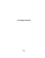 Referāts 'Inovācijas tūrismā', 1.