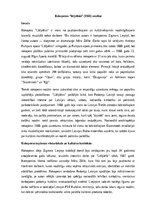 Referāts 'Rokoperas “lāčplēsis” (1988) analīze', 1.