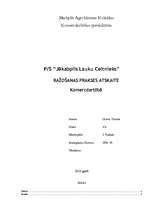 Referāts 'Ražošanas prakses atskaite', 1.