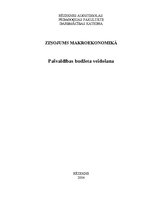 Eseja 'Pašvaldības budžeta veidošana', 1.