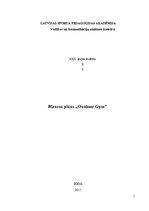 Biznesa plāns 'Biznesa plāns "Outdoor Gym"', 1.