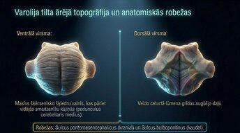 Prezentācija 'Nervu sistēmas strukturāli funkcionālā organizācija: varolija tilts', 5.