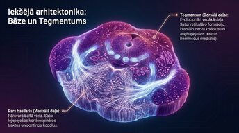 Prezentācija 'Nervu sistēmas strukturāli funkcionālā organizācija: varolija tilts', 6.