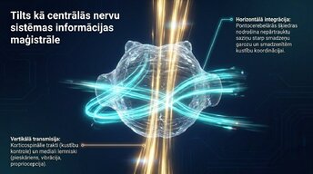 Prezentācija 'Nervu sistēmas strukturāli funkcionālā organizācija: varolija tilts', 7.