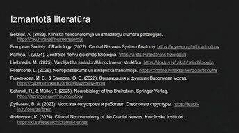 Prezentācija 'Nervu sistēmas strukturāli funkcionālā organizācija: varolija tilts', 14.