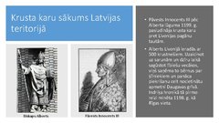 Prezentācija 'Krusta kari Latvijas teritorijā', 9.