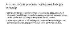 Prezentācija 'Krusta kari Latvijas teritorijā', 31.