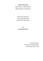 Prakses atskaite 'Prakses atskaite finanšu grāmatvedībā', 1.