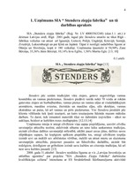 Referāts 'SIA "Stendera ziepju fabrika" analīze un attīstības stratēģijas izstrādāšana', 4.