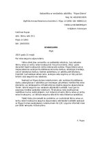 Paraugs 'Iesnieguma un atbildes vēstules paraugs', 1.